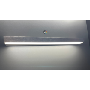 Kép 1/4 - Strühm Cyber LED tükörmegvilágító lámpa, ezüst, 9 W, 4000K, 585 lumen, 40 cm (K)
