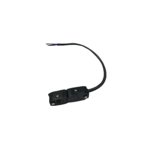 Kép 1/3 - VIOKEF 02/0404 Magnetic CURVY 48V-os betáp csatlakozó, fekete