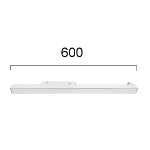 Kép 2/2 - VIOKEF 4244304S Magnetic 48V-os sínrendszeres lineáris LED lámpa, 21W, 3000K, 1685 lm, 60 cm, fehér