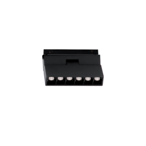 Kép 1/3 - VIOKEF 4244404 Magnetic 48V-os sínrendszeres lineáris állítható LED lámpa, 6W, 3000K, 340 lm, 11 cm, fekete