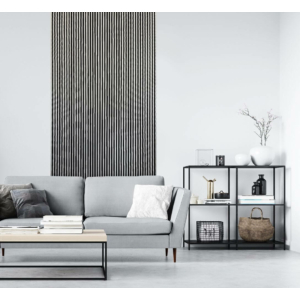 Kép 1/7 - Lamelio ASTI lamella panel, ezüst, 12.2 x 270 cm