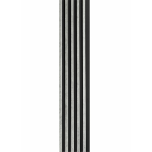 Kép 4/7 - Lamelio ASTI lamella panel, ezüst, 12.2 x 270 cm
