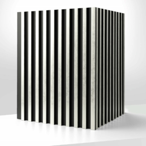 Kép 5/7 - Lamelio ASTI lamella panel, ezüst, 12.2 x 270 cm