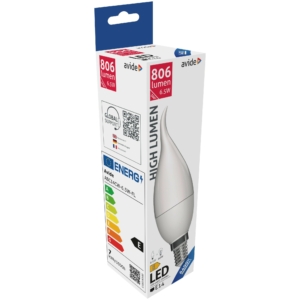 Kép 2/4 - Avide LED Candle Flame 6.5W E14 6400K, 806 lumen
