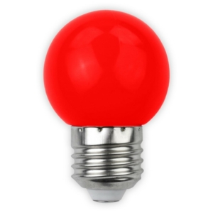 Kép 2/3 - Avide Dekor LED fényforrás G45 1W E27 Piros
