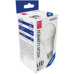 Kép 1/4 - Avide LED gömb izzó A70 16W E27 6400K, 1901 lm