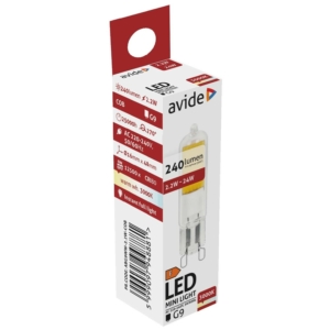 Kép 2/4 - Avide G9 COB LED fényforrás 2.2W, 3000K, 240 lm (K)