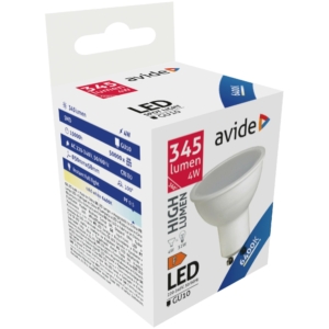Kép 2/4 - Avide LED fényforrás 4W GU10, 6400K, 345 lm (K)