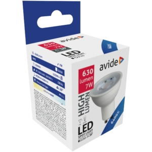 Kép 2/4 - Avide LED fényforrás 7W GU10, 6400K, 630 lm