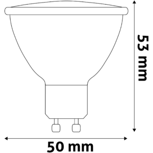 Kép 3/4 - Avide LED fényforrás 2.5W GU10, 4000K, 345 lm