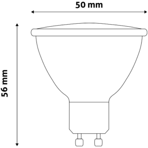 Kép 3/4 - Avide LED fényforrás 7W GU10, 4000K, 620 lm