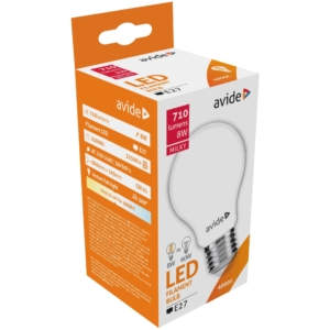 Kép 2/5 - Avide LED Filament fényforrás 8W, E27, 4000K, 820 lm, A60