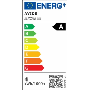 Kép 4/4 - Avide LED Filament fényforrás E27, 3.8 W, 3000K, 806 lumen, A60