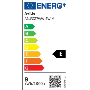Kép 4/5 - Avide LED Filament fényforrás 7.5W, E27, 2700K, 810 lm, A60