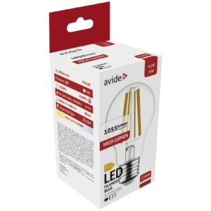 Kép 2/4 - Avide LED Filament fényforrás 8.5W E27 2700K, 1055 lumen