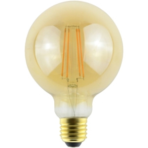 Kép 1/3 - Avide LED Filament fényforrás G95 7W  E27 360°  2500K, 725 lume, dimmelhető