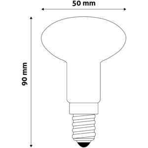 Kép 4/4 - Avide LED filament izzó R50 4W E14 NW 4000K