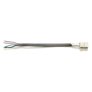 Kép 1/2 - Avide LED Szalag 12V RGB 4PIN Kábel Csatos rögzítéssel