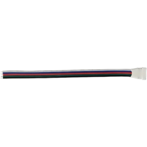 Kép 1/9 - Avide LED Szalag 12VRGB+W 5PIN Sima Kábel Anya Csatlakozó