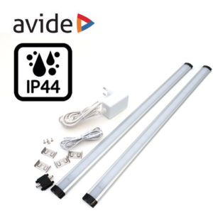 Kép 1/9 - Avide LED bútorvilágító lámpa szett, sorolható, 2x50 cm, érintős ki-be kapcsolás és fényerő állítással (5W/380Lm) természetes fehér