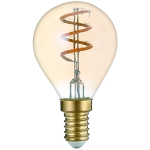 Kép 2/4 - Avide LED Soft Filament izzó Mini Globe 3W E14 360° EW 2700K (K)