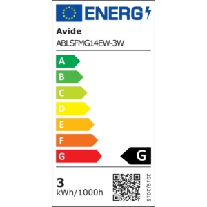 Kép 4/4 - Avide LED Soft Filament izzó Mini Globe 3W E14 360° EW 2700K (K)