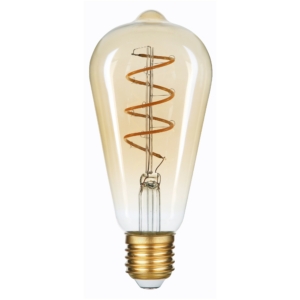 Kép 1/5 - Avide LED Filament fényforrás E27, 4.5 W, 2700K, 400 lumen, ST58