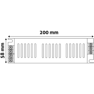 Kép 2/2 - Avide LED Szalag 12V 150W IP20 Slim Tápegység (K)