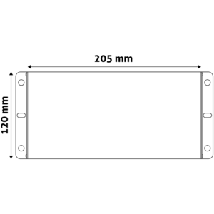 Kép 2/2 - Avide LED Szalag 12V 250W IP67 Slim Tápegység