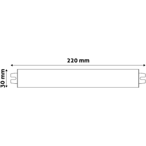 Kép 2/2 - Avide LED Szalag 12V 30W IP67 Slim Tápegység