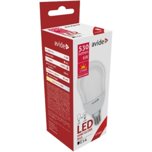 Kép 2/6 - Avide LED Globe Mini B45 6W E14 2700K