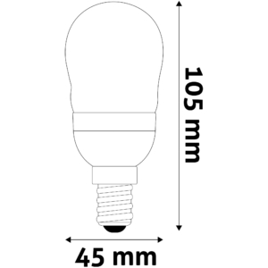 Kép 6/6 - Avide LED Globe Mini B45 6W E14 2700K