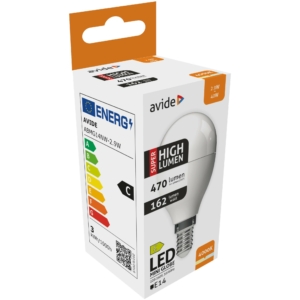 Kép 2/4 - Avide LED Globe Mini G45 2.9W E14 4000K (K)