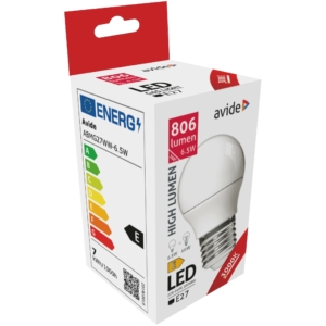 Kép 2/4 - Avide LED fényforrás G45 6.5W E27, 3000K, 806 lm