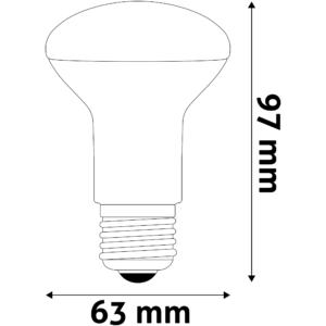 Kép 4/4 - Avide LED fényforrás R63 8W, E27, 4000K, 806 lm