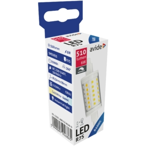 Kép 2/5 - Avide LED fényforrás 6W R7S 23x78mm, 6400K, 510 lumen, Dimmelhető