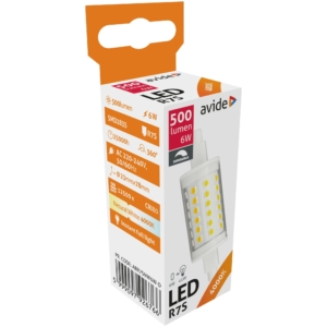 Kép 2/5 - Avide LED fényforrás 6W R7S 23x78mm, 4000K, 500 lumen, Dimmelhető