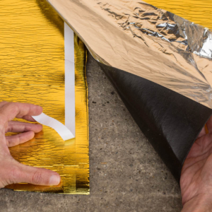 Kép 5/7 - ACOUSTIC Aquastop gold 2mm padlóalátét párazáró fóliával 3in1, 15m2