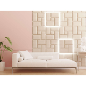 Kép 2/16 - InnoWall műbőr 3D falpanel Acotango 60x60 cm