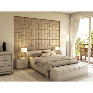 Kép 3/16 - InnoWall műbőr 3D falpanel Acotango 60x60 cm