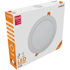 Kép 2/7 - Avide LED Beépíthető Kerek Mennyezeti Lámpa ALU 12W 4000K, 950 lumen