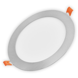 Kép 1/3 - Avide LED Beépíthető Kerek Mennyezeti Lámpa ALU Szatén Nikkel 24W 4000K, 2000 lumen