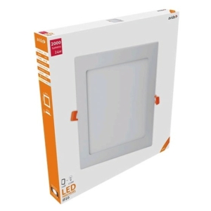 Kép 2/10 - Avide LED Beépíthető Négyzetes Mennyezeti Lámpa ALU 24W 4000K, 2000 lumen