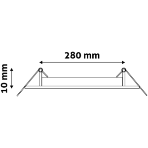 Kép 6/10 - Avide LED Beépíthető Kerek Mennyezeti Lámpa ALU 24W 3000K, 1990 lumen