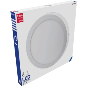 Kép 2/5 - Avide Kerek LED panel ALU 24W, 6400K, 2010 lumen