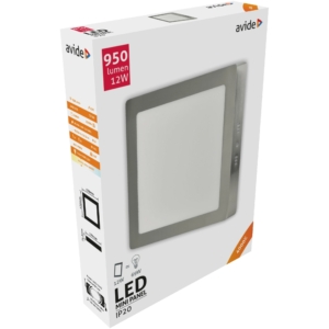 Kép 2/3 - Avide Négyzetes LED panel ALU 12W, 4000K, 950 lumen