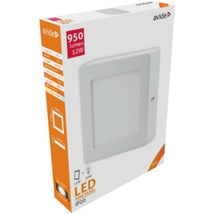Kép 2/6 - Avide Négyzetes LED panel ALU 12W, 4000K, 950 lumen