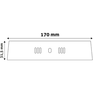 Kép 5/5 - Avide Kerek LED panel ALU 12W, 3000K, 950 lumen