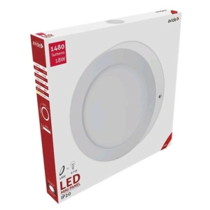 Kép 2/6 - Avide Kerek LED panel ALU 18W, 3000K, 1480 lumen
