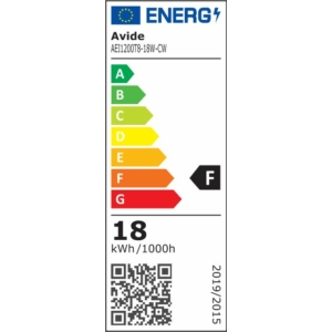 Kép 2/2 - Avide LED Üveg Fénycső 18W T8 6400K, 1800 lumen, 120 cm, BULK
